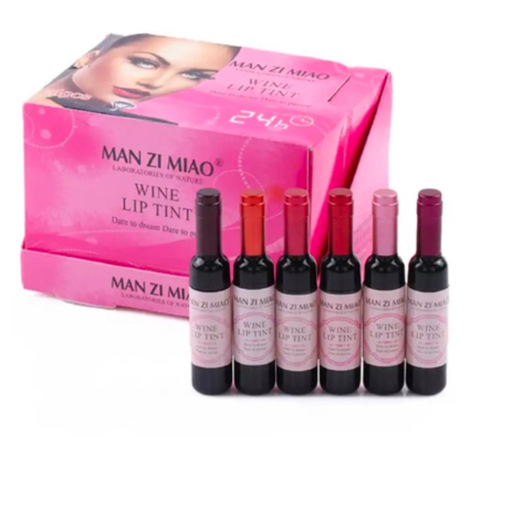 NIP Zenana MINI WINE BOTTLE LIP TINT - 6 COLORS - Picture 9 of 9
